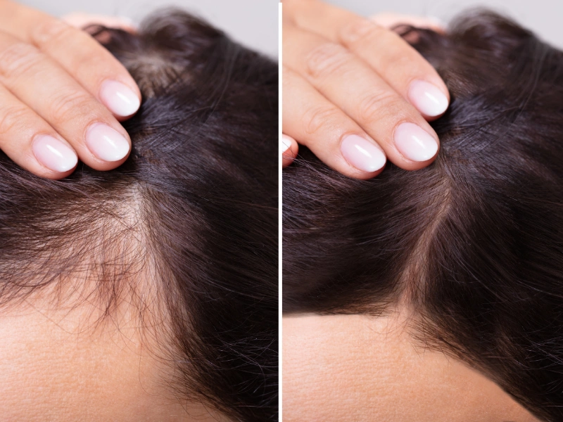 before and after prp injections