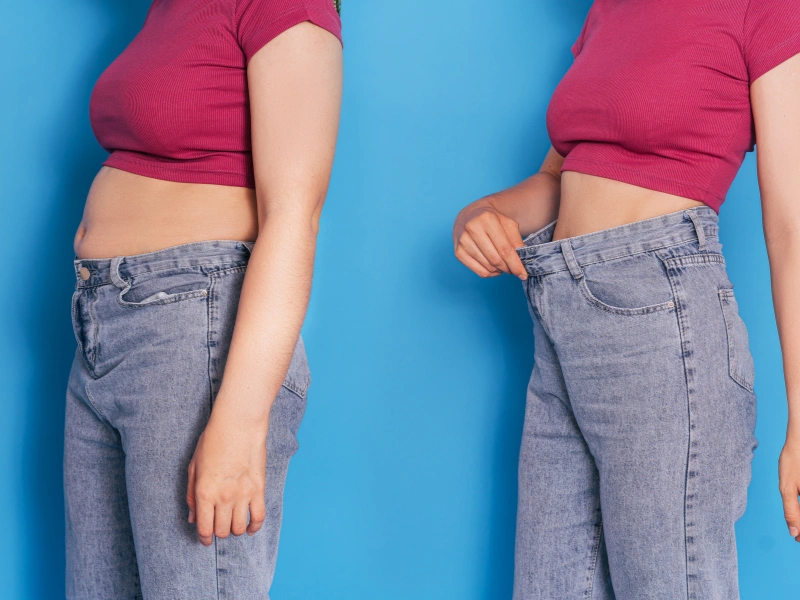 before and after tirzepatide shots