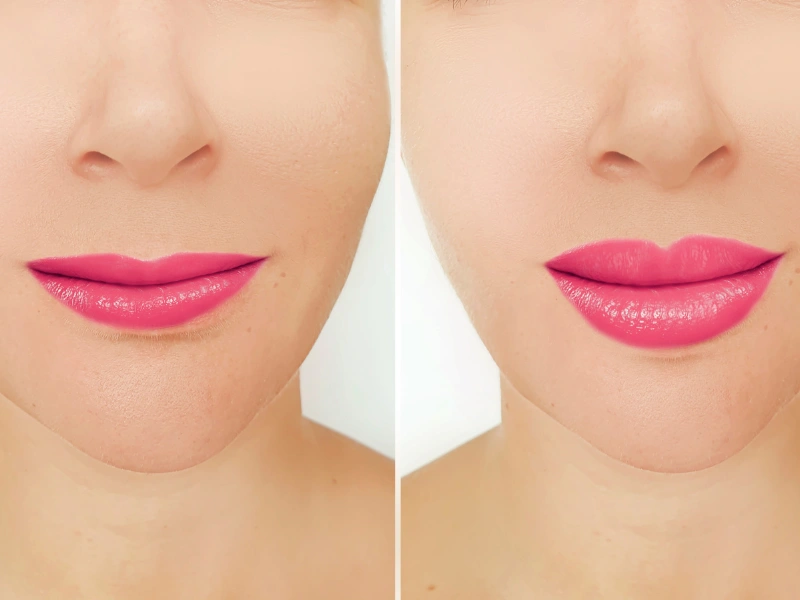 hydrafacial lip perk before and after